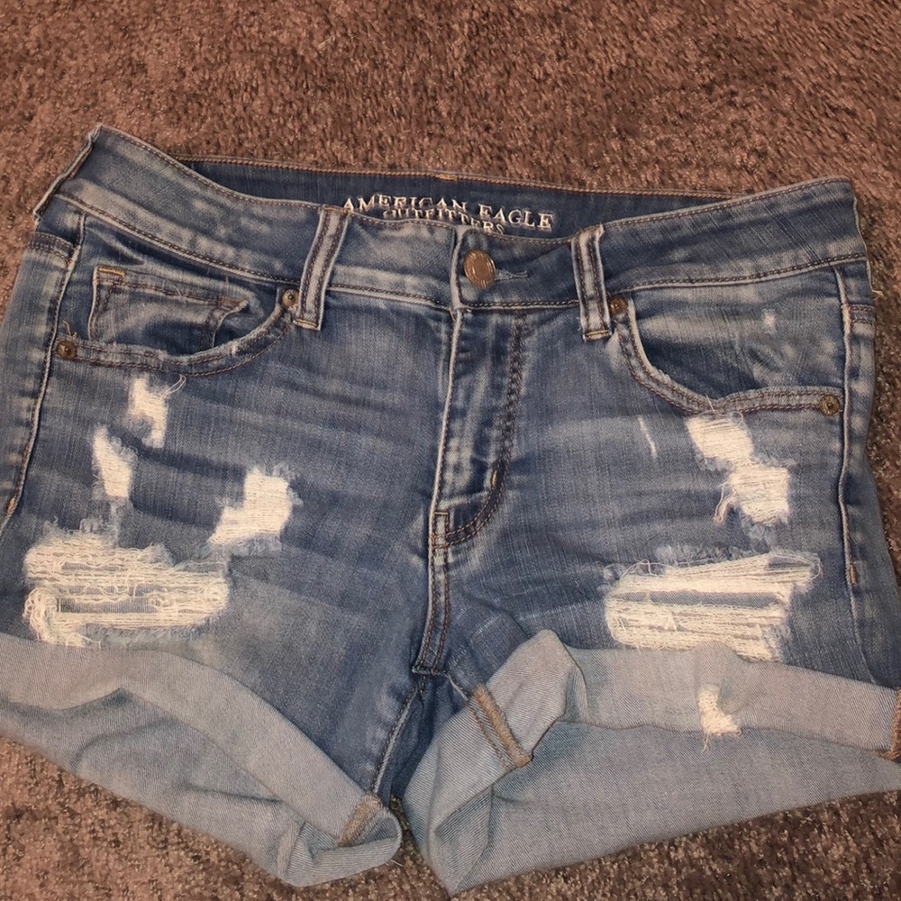 Ripped Jean shorts